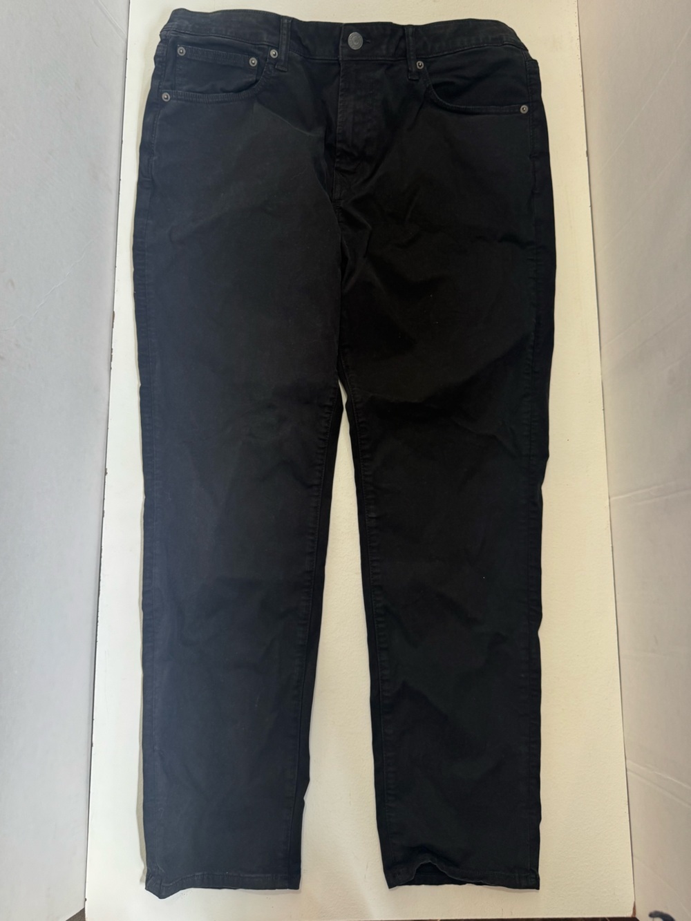 American Eagle Jeans Mens 36x32 Black Denim Athletic fit Flex Stretch